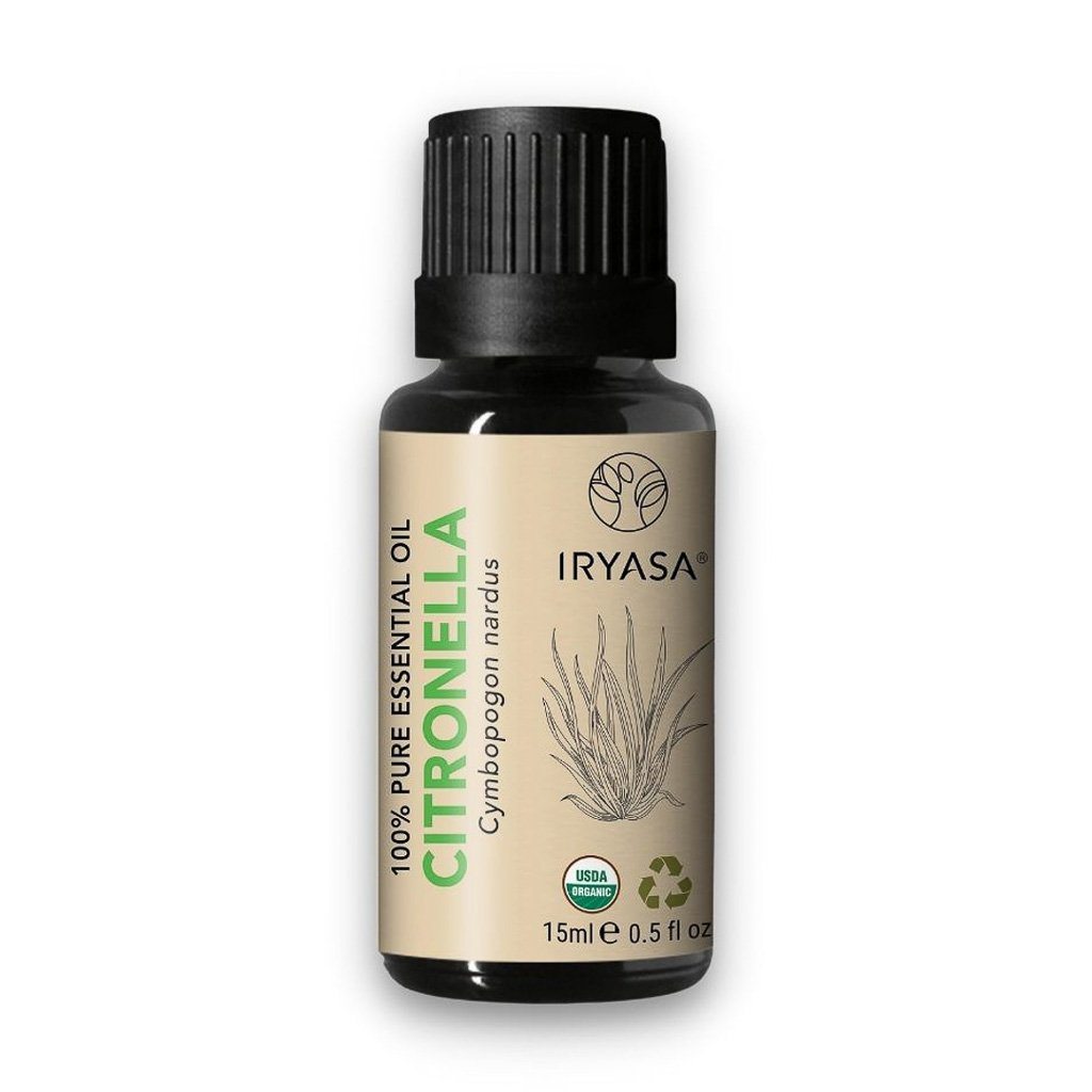 Therapeutic, USDA Organic Certified Citronella Essential Oil from Iryasa