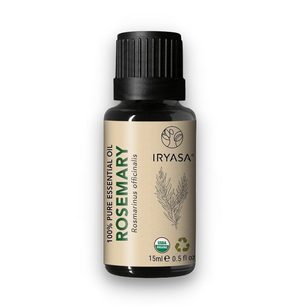 Therapeutic, USDA Organic Certified Rosemary Essential Oil from Iryasa