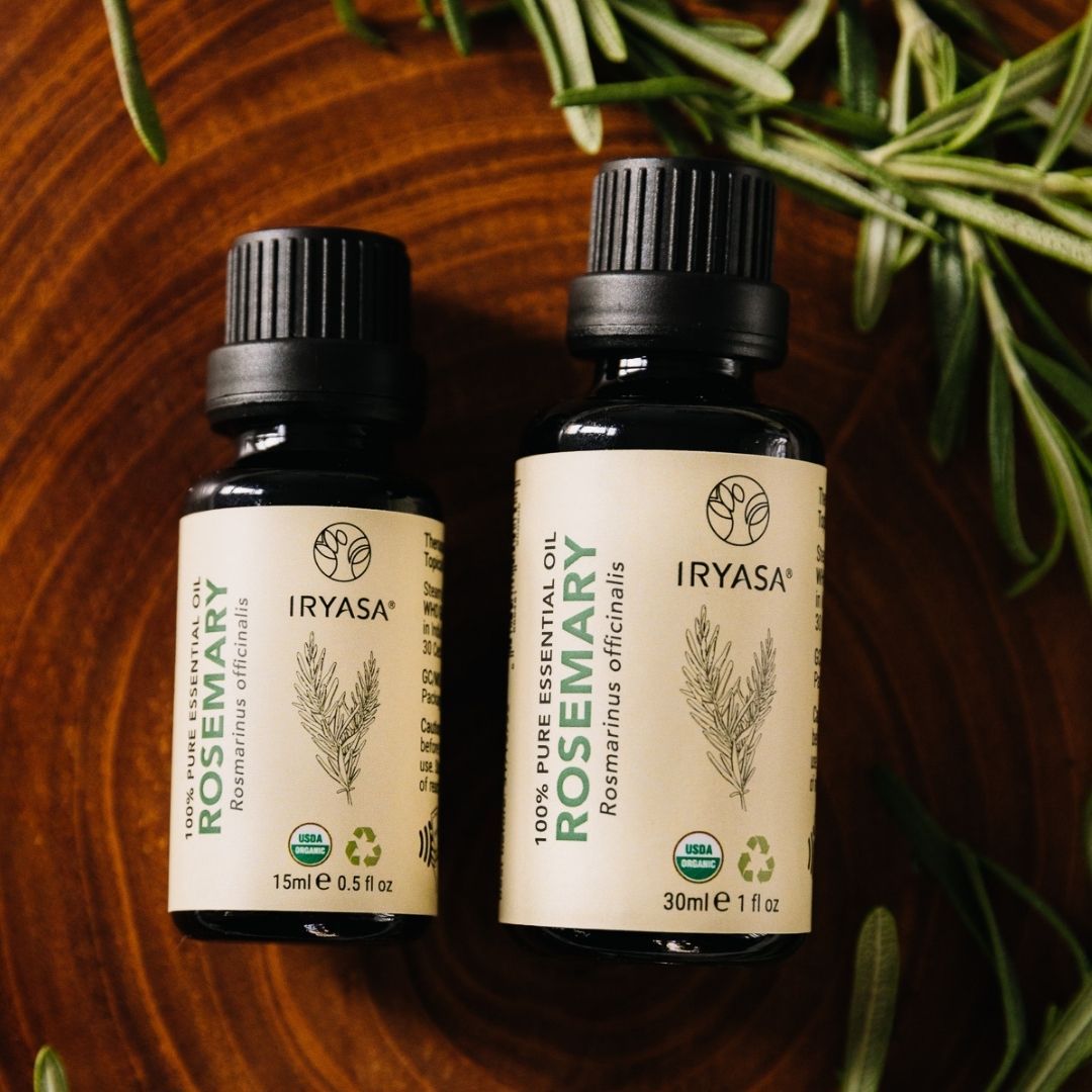 Iryasa Organic Rosemary Essential Oil for Aromatherapy