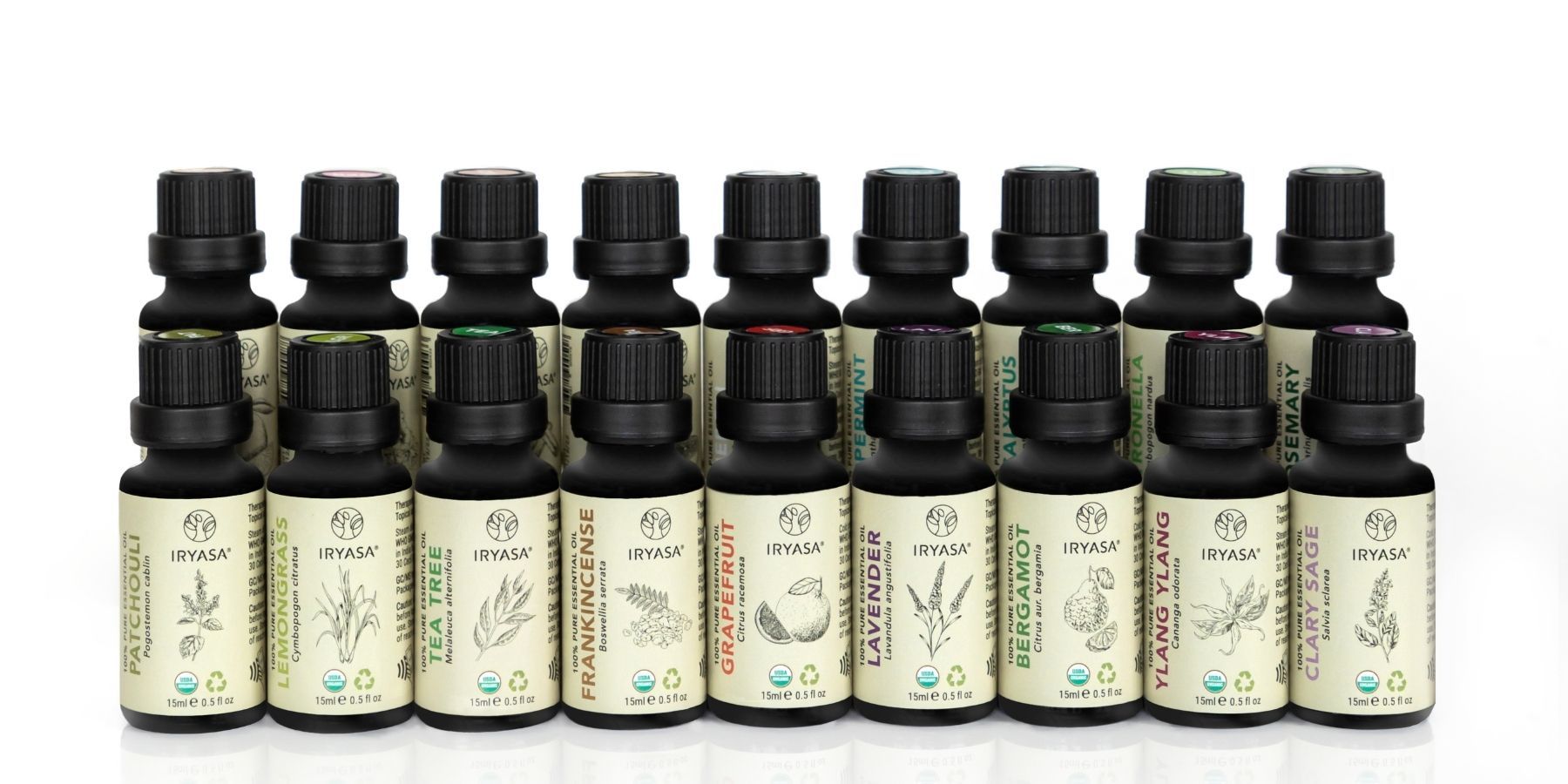Iryasa Aromatherapy Essential Oils Collection