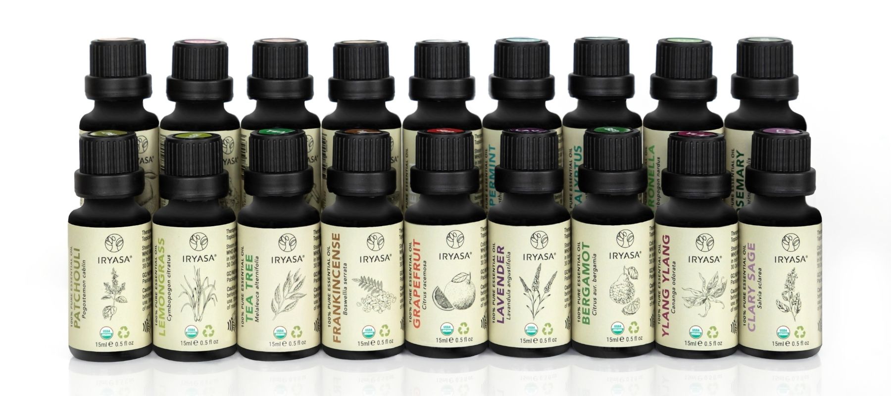 Iryasa Organic Essential Oils Collection