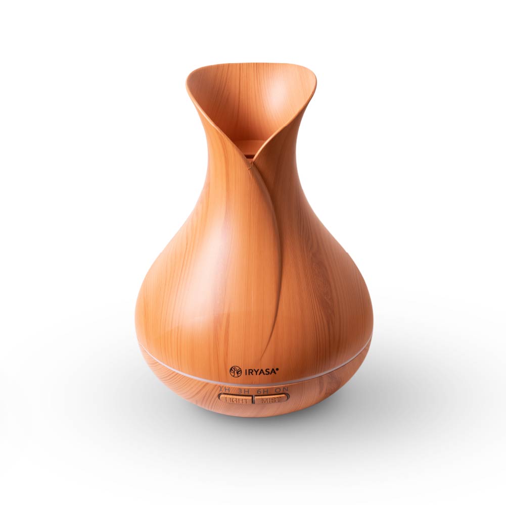 Iryasa Essential Oils Aromatherapy Diffuser - Modern - Light Wood Grain