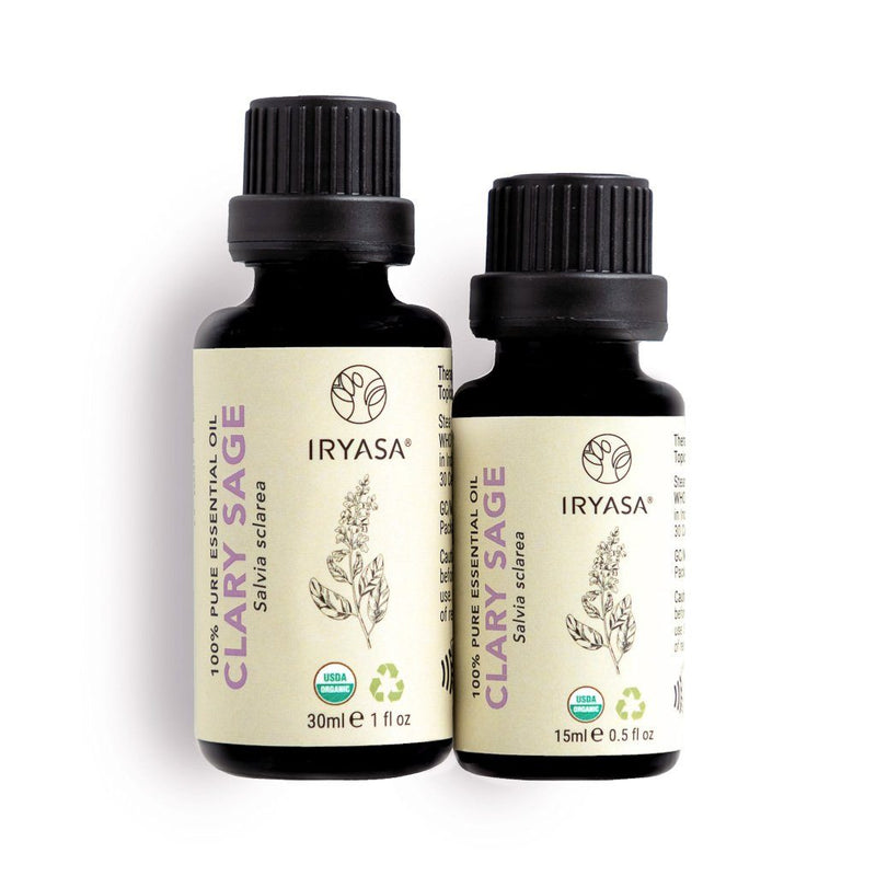 Clary Sage Essential Oil to calm the emotions and balance the mood