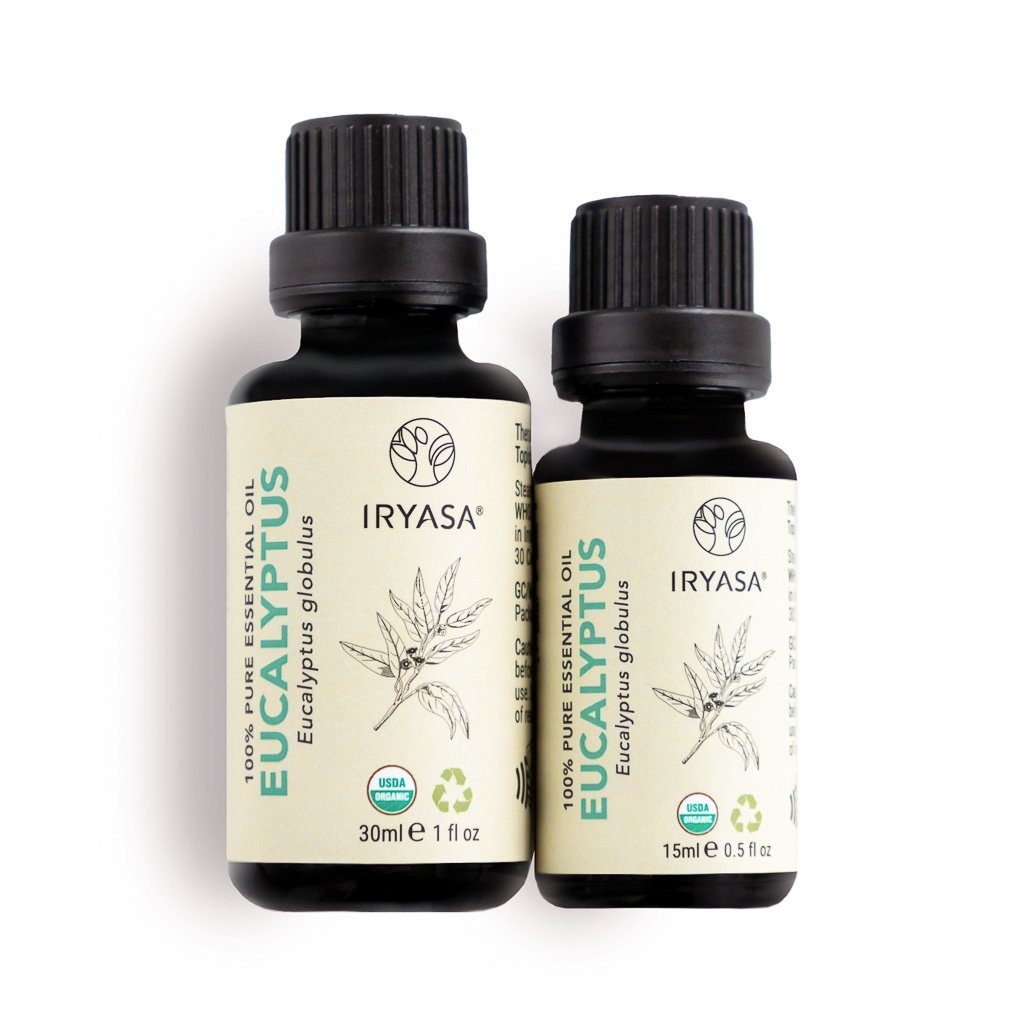 Eucalyptus Essential Oil to ease nasal congestion and soothe aches & pains
