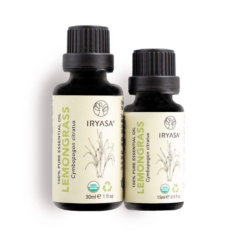 Lemongrass Essential Oil to stimulates the mind and ease headaches & joint aches