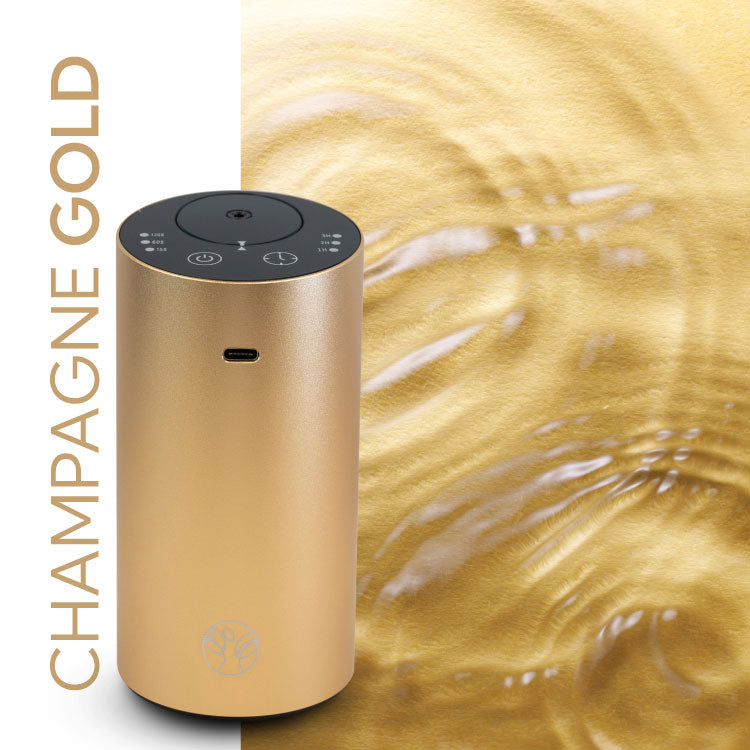 Iryasa Portable Nebulizer Diffuser Champagne Gold