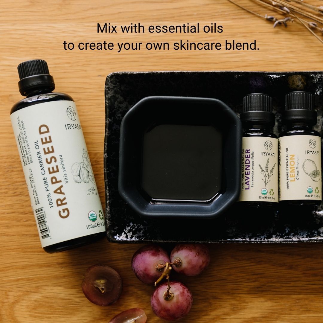 Organic Grapeseed Carrier Oil for blending essential oils