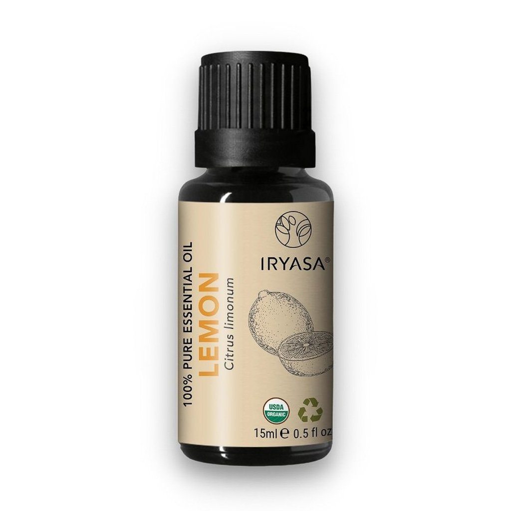 Therapeutic, USDA Organic Certified Lemon Essential Oil from Iryasa