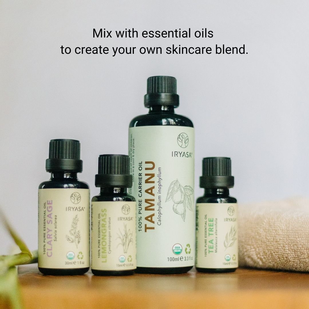 Organic Tamanu Carrier Oil for blending essential oils
