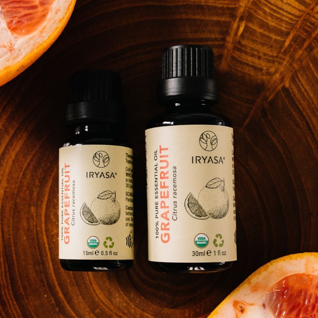 Iryasa Organic Grapefruit Essential Oil for Aromatherapy