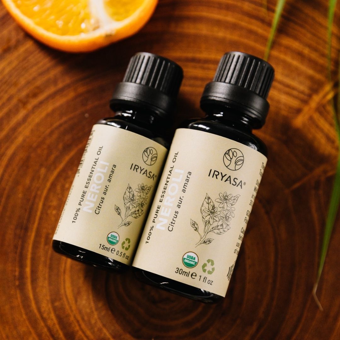 Iryasa Organic Neroli Essential Oil for Aromatherapy