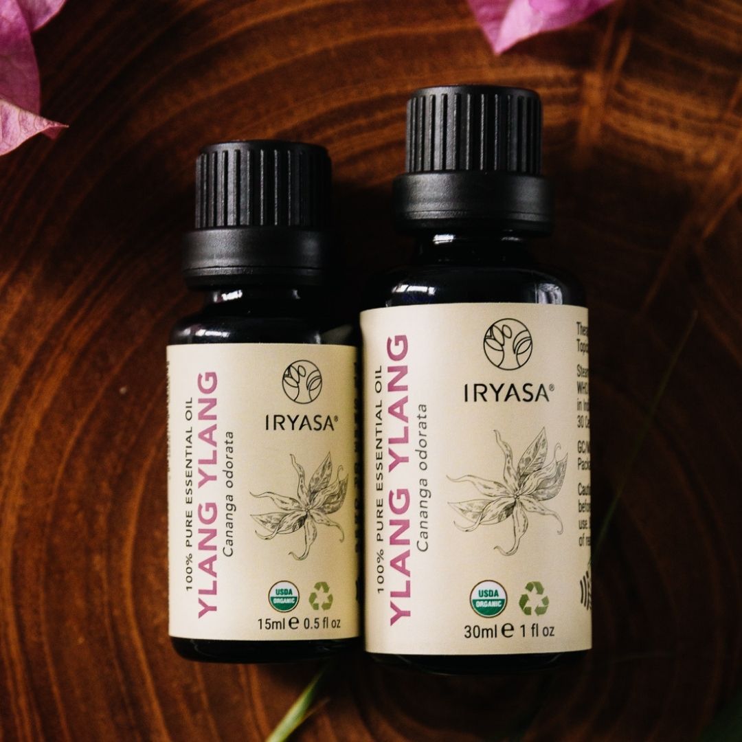 Iryasa Organic Ylang Ylang Essential Oil for Aromatherapy