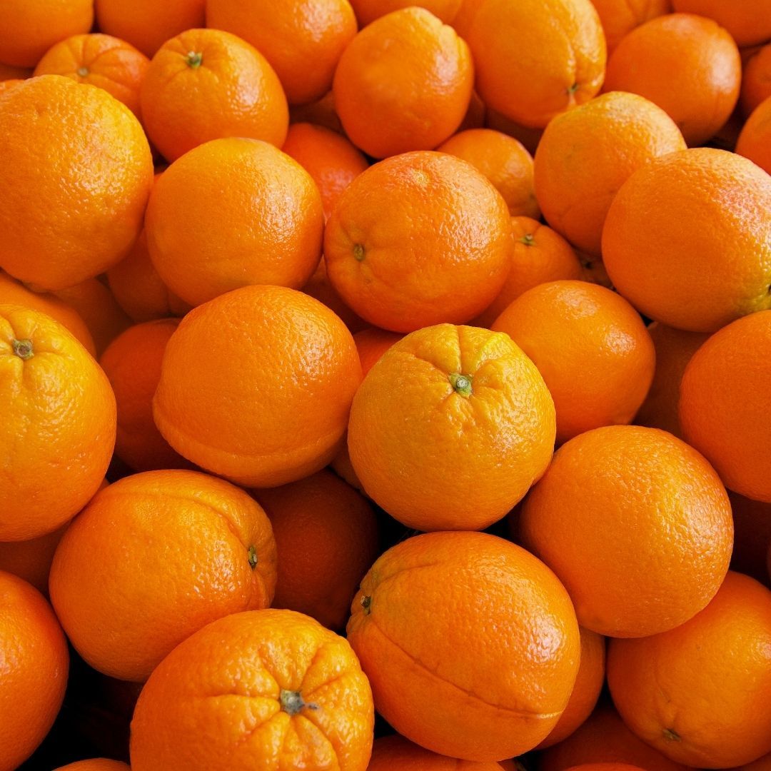 Sweet Orange Essential Oil to relieve stress & anxiety and to clarify congested, oily skin
